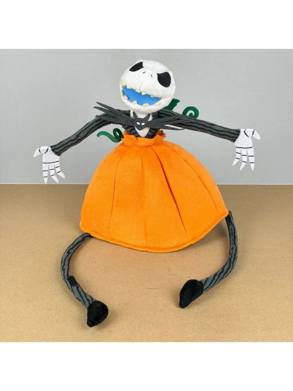Disney Parks Jack Skellington Pumpkin Hat Unisex One Size Adjustable Halloween